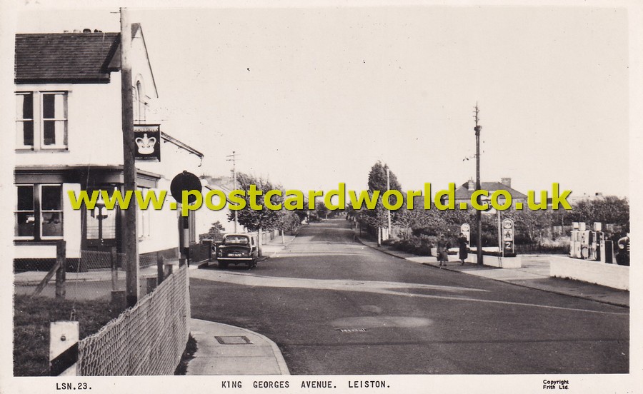 Unused Old Postcard STOWMARKET Ipswich Road Suffolk 